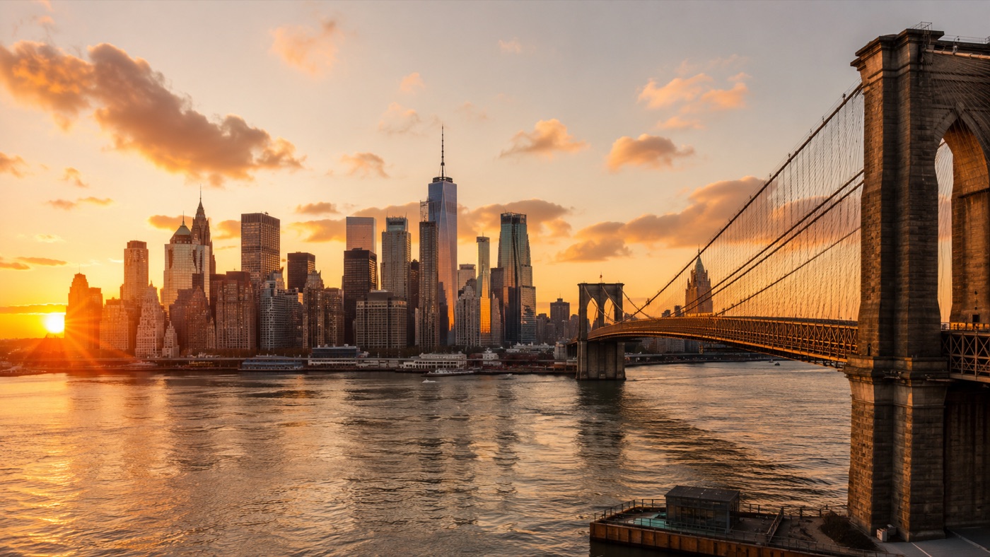 New York — golden hour