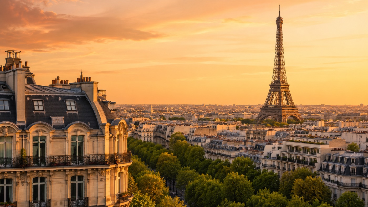 Paris — golden hour